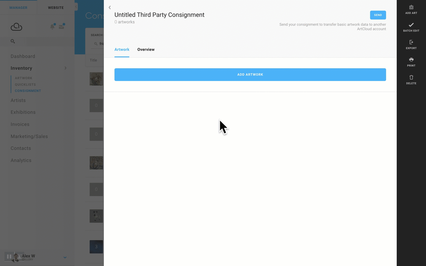 third party add art