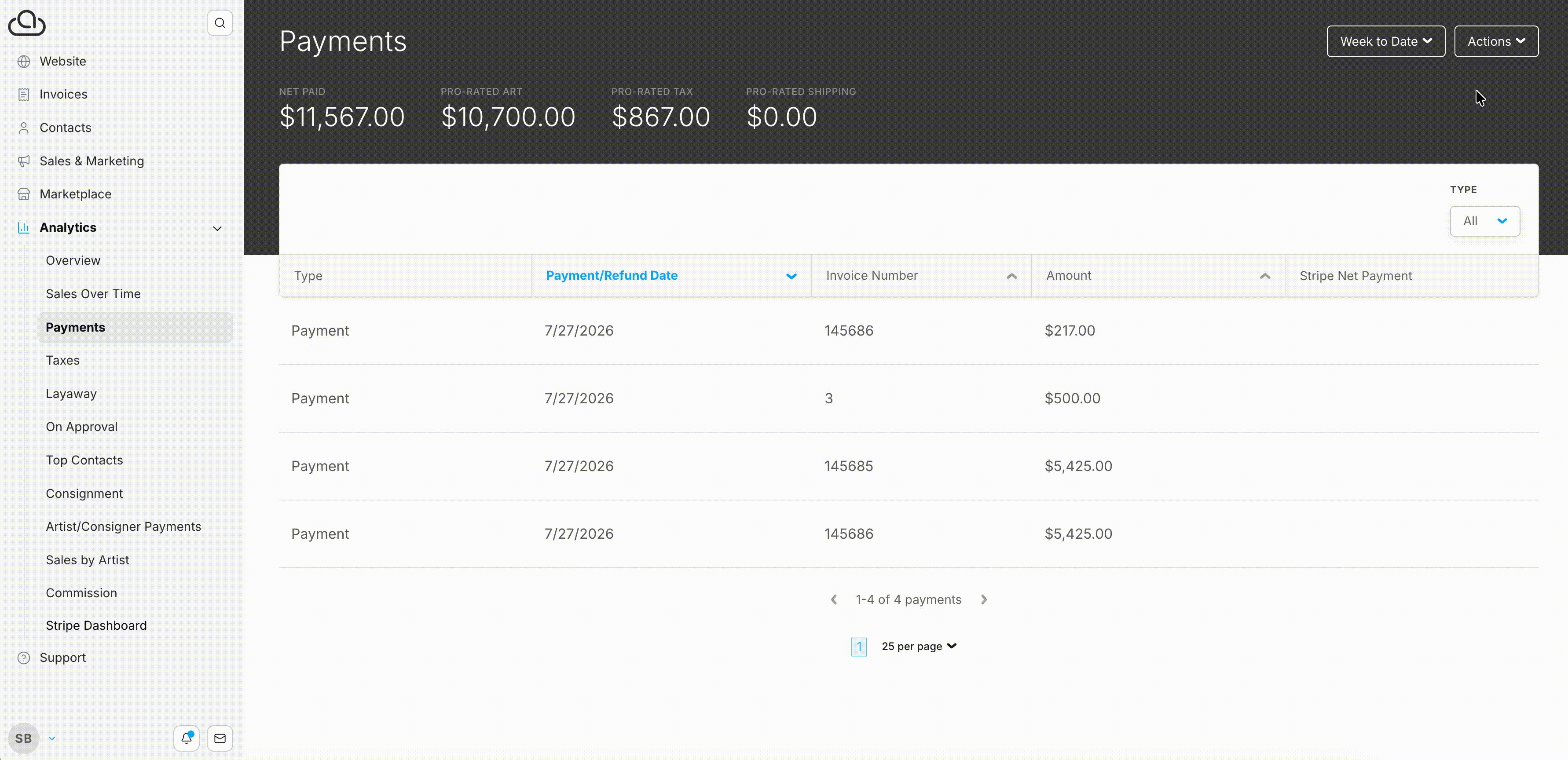 analytics columns