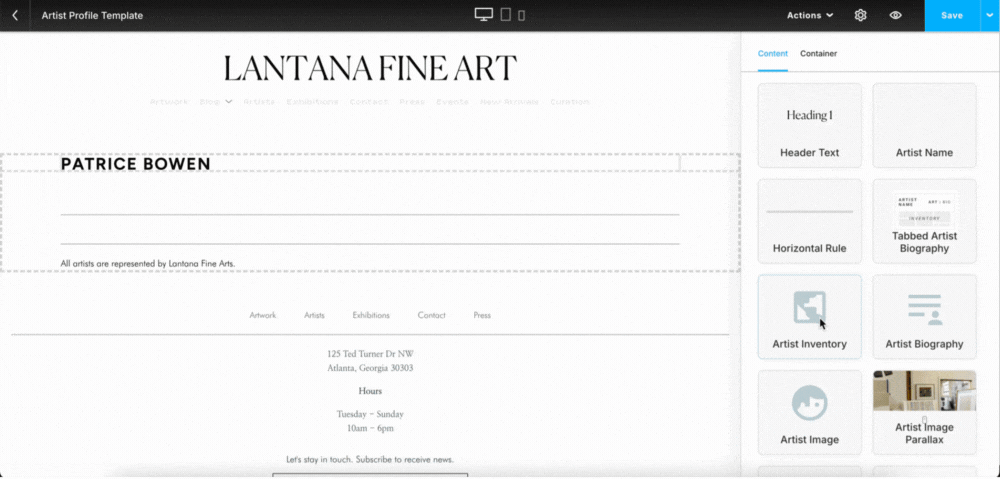 artist in