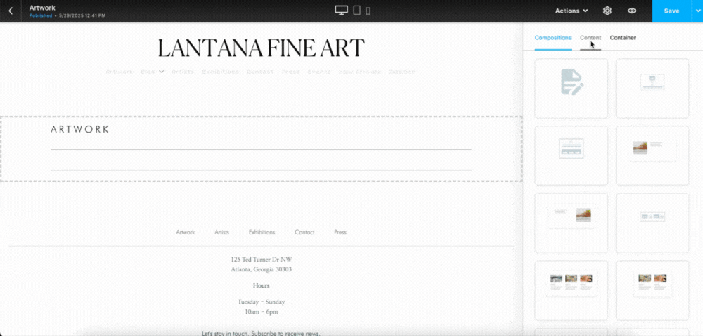 inventory list